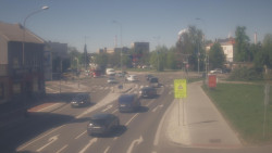 Křižovatka ulic Komenského a Velké Novosady