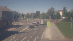 Křižovatka ulic Komenského a Velké Novosady