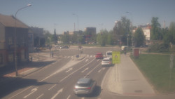 Křižovatka ulic Komenského a Velké Novosady