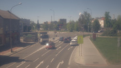 Křižovatka ulic Komenského a Velké Novosady