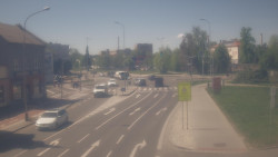 Křižovatka ulic Komenského a Velké Novosady