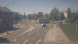 Křižovatka ulic Komenského a Velké Novosady