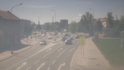 Křižovatka ulic Komenského a Velké Novosady