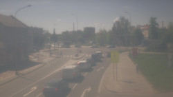 Křižovatka ulic Komenského a Velké Novosady