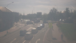 Křižovatka ulic Komenského a Velké Novosady