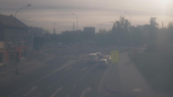 Křižovatka ulic Komenského a Velké Novosady