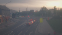 Křižovatka ulic Komenského a Velké Novosady