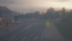 Křižovatka ulic Komenského a Velké Novosady