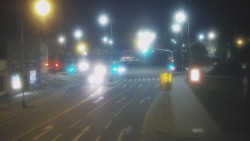 Křižovatka ulic Komenského a Velké Novosady