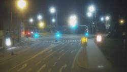 Křižovatka ulic Komenského a Velké Novosady