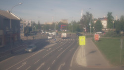 Křižovatka ulic Komenského a Velké Novosady