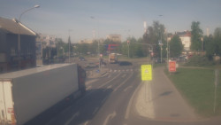 Křižovatka ulic Komenského a Velké Novosady