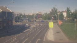 Křižovatka ulic Komenského a Velké Novosady