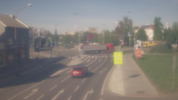 Křižovatka ulic Komenského a Velké Novosady