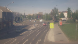 Křižovatka ulic Komenského a Velké Novosady