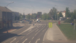 Křižovatka ulic Komenského a Velké Novosady