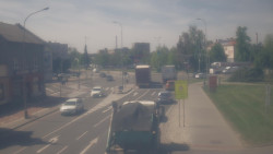 Křižovatka ulic Komenského a Velké Novosady