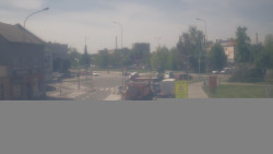 Křižovatka ulic Komenského a Velké Novosady