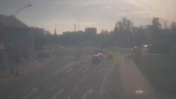 Křižovatka ulic Komenského a Velké Novosady