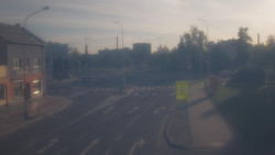 Křižovatka ulic Komenského a Velké Novosady