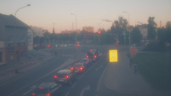 Křižovatka ulic Komenského a Velké Novosady