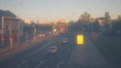 Křižovatka ulic Komenského a Velké Novosady