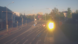 Křižovatka ulic Komenského a Velké Novosady