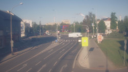 Křižovatka ulic Komenského a Velké Novosady