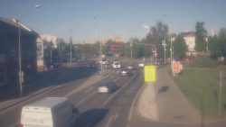 Křižovatka ulic Komenského a Velké Novosady