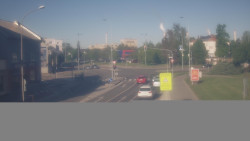 Křižovatka ulic Komenského a Velké Novosady