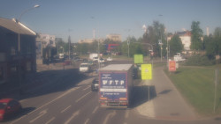 Křižovatka ulic Komenského a Velké Novosady