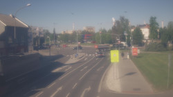 Křižovatka ulic Komenského a Velké Novosady