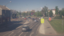 Křižovatka ulic Komenského a Velké Novosady