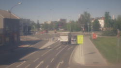 Křižovatka ulic Komenského a Velké Novosady