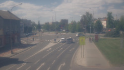 Křižovatka ulic Komenského a Velké Novosady