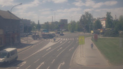 Křižovatka ulic Komenského a Velké Novosady