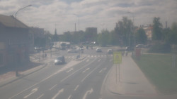 Křižovatka ulic Komenského a Velké Novosady