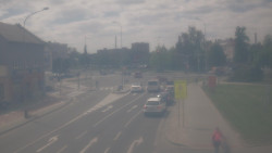 Křižovatka ulic Komenského a Velké Novosady