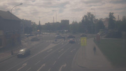 Křižovatka ulic Komenského a Velké Novosady