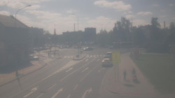 Křižovatka ulic Komenského a Velké Novosady