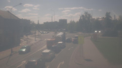 Křižovatka ulic Komenského a Velké Novosady