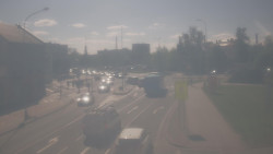 Křižovatka ulic Komenského a Velké Novosady