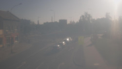 Křižovatka ulic Komenského a Velké Novosady