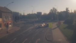 Křižovatka ulic Komenského a Velké Novosady