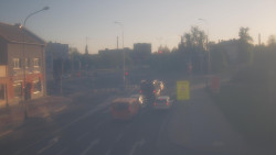 Křižovatka ulic Komenského a Velké Novosady