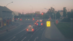 Křižovatka ulic Komenského a Velké Novosady