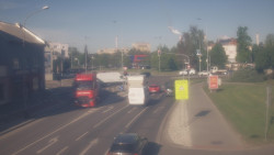 Křižovatka ulic Komenského a Velké Novosady