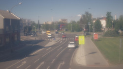Křižovatka ulic Komenského a Velké Novosady