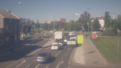 Křižovatka ulic Komenského a Velké Novosady