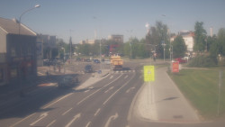 Křižovatka ulic Komenského a Velké Novosady